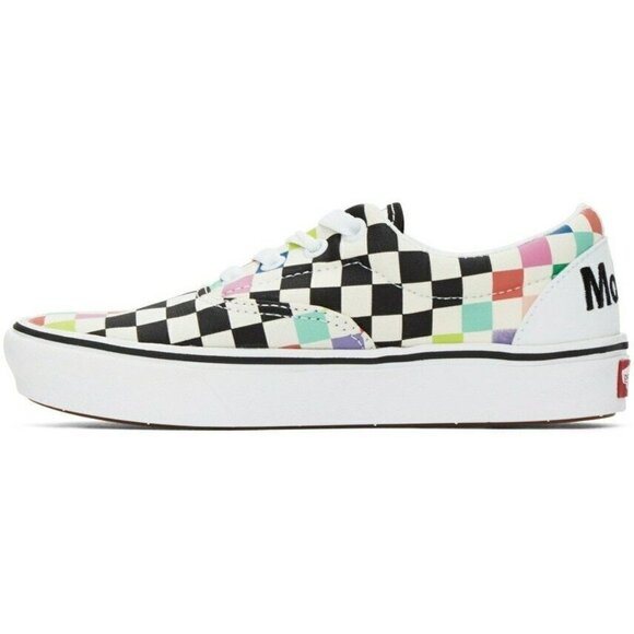 VANS MoMA Edition Check ComfyCush Sneakers 8 NIB - Picture 3 of 5